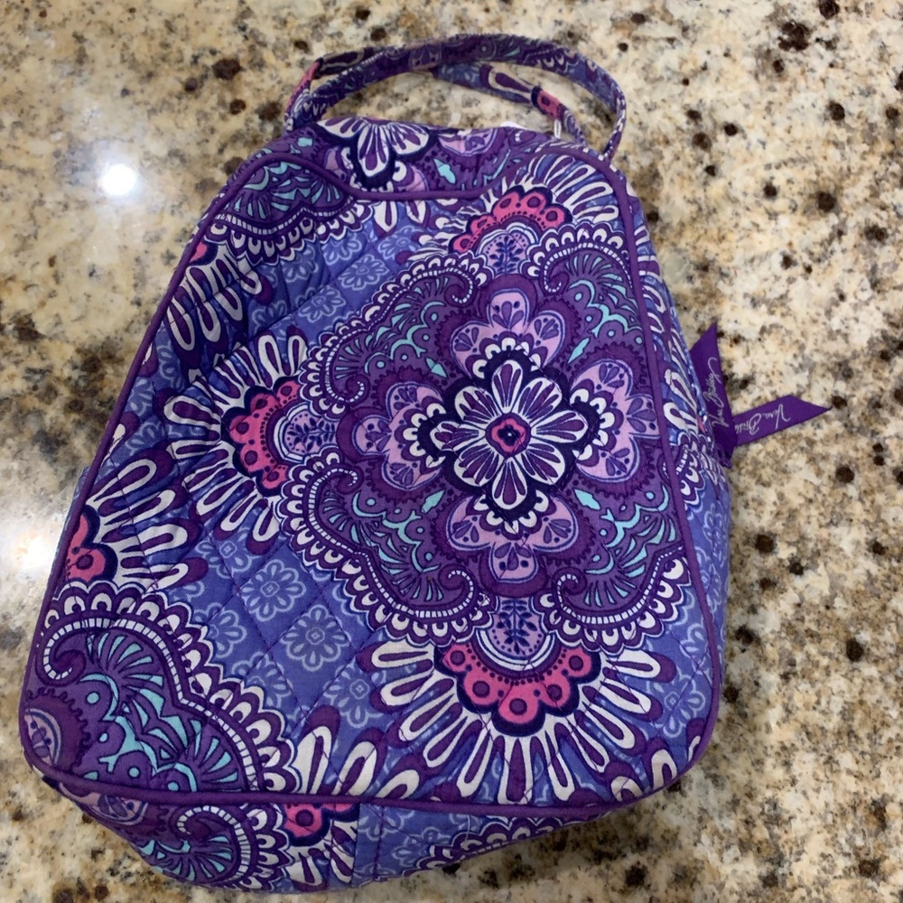 Vera Bradley Purple Lilac Tapestry Lunchbag